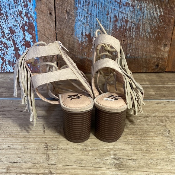 Lust For Life Daphne Tan Fringe Heels - Picture 5 of 6